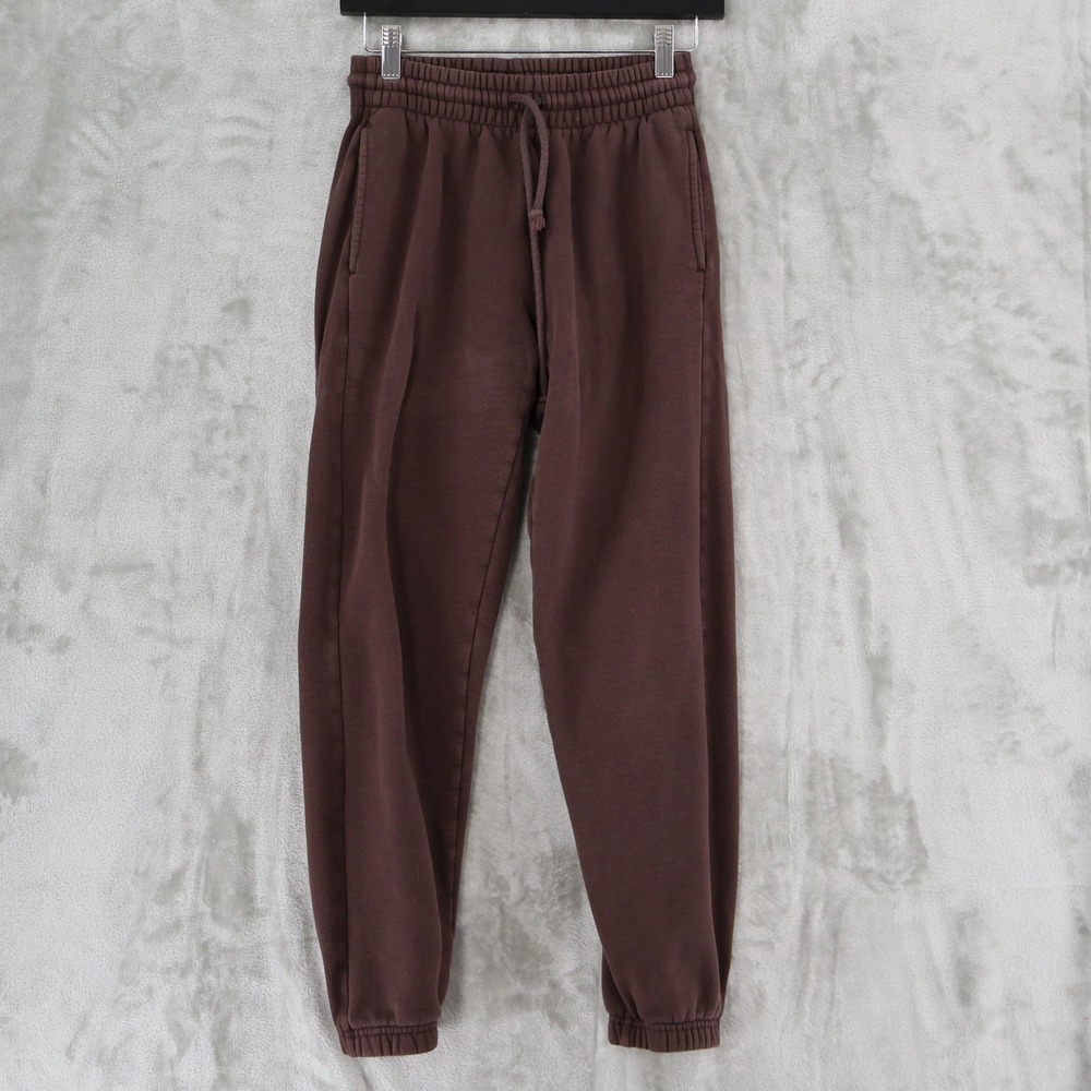 Tna Cozy‎ Fleece Joggers Womens 2XS Brown Relaxed Sweatpants
